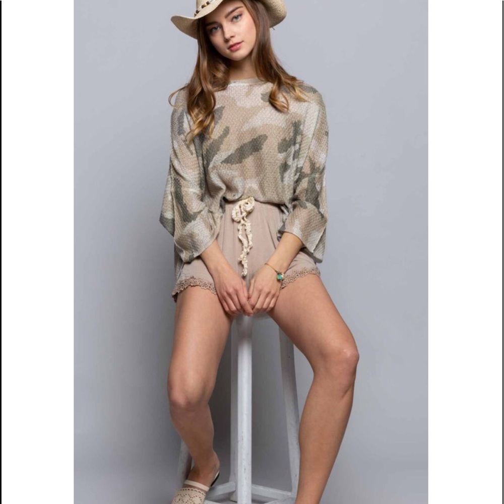 POL Camo Print Lightweight Sweater - Picture 16 of 16